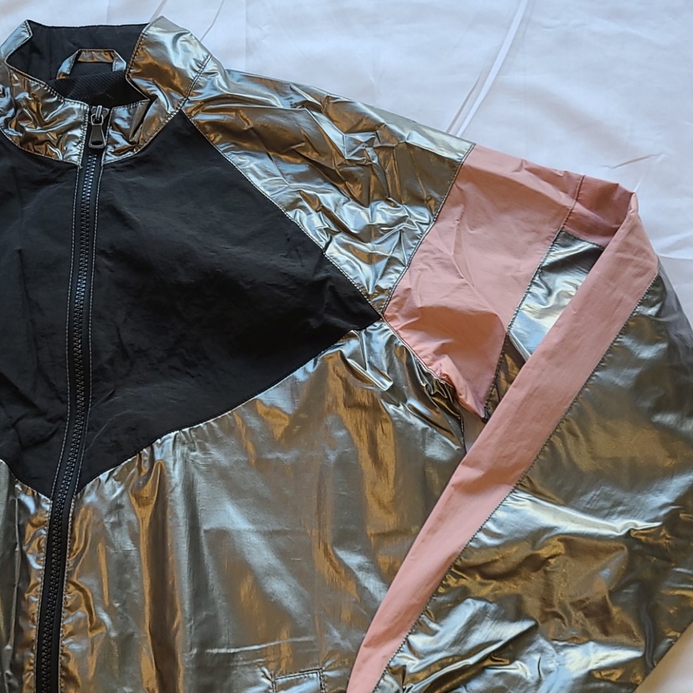 Inc brand windbreaker silver pink - Picture 3 of 16